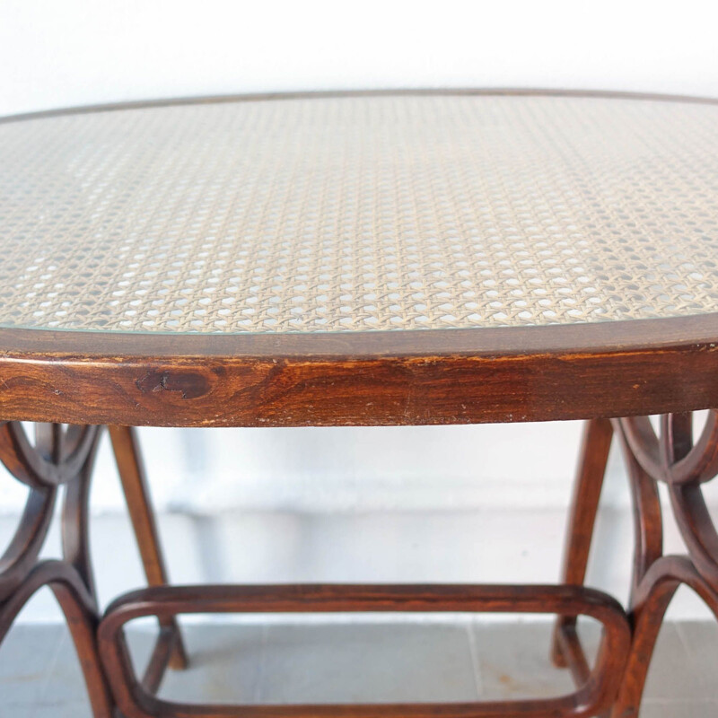 Vintage bistro table by Thonet, 1940s