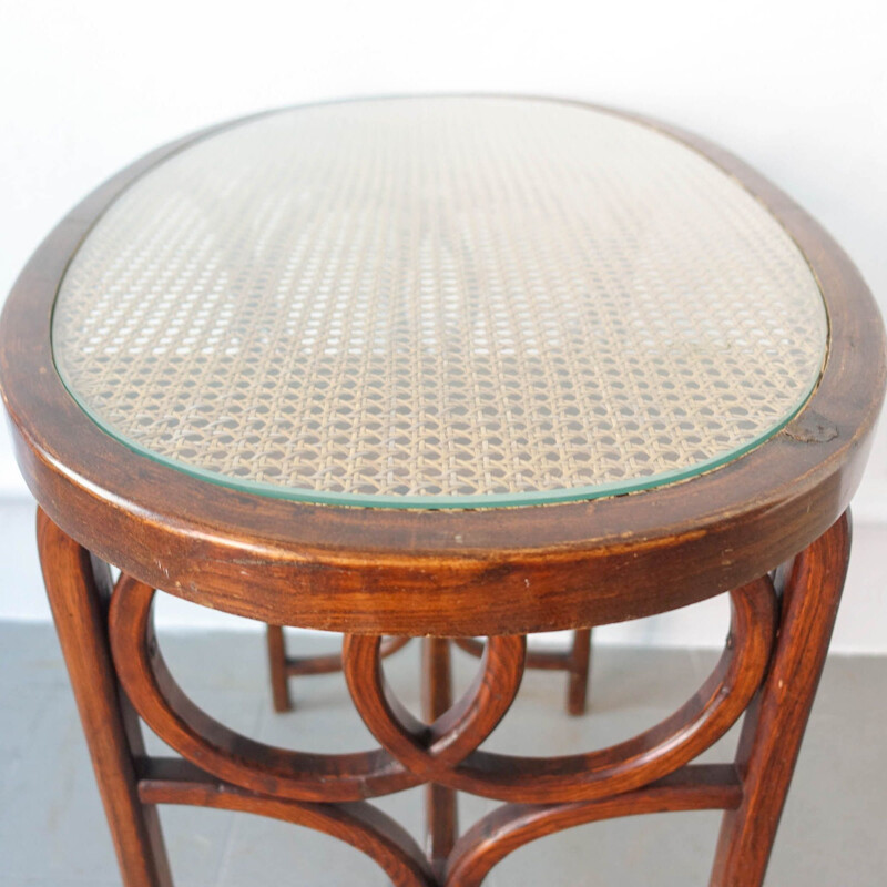 Vintage bistro table by Thonet, 1940s