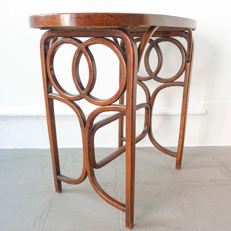 Vintage bistro table by Thonet, 1940s