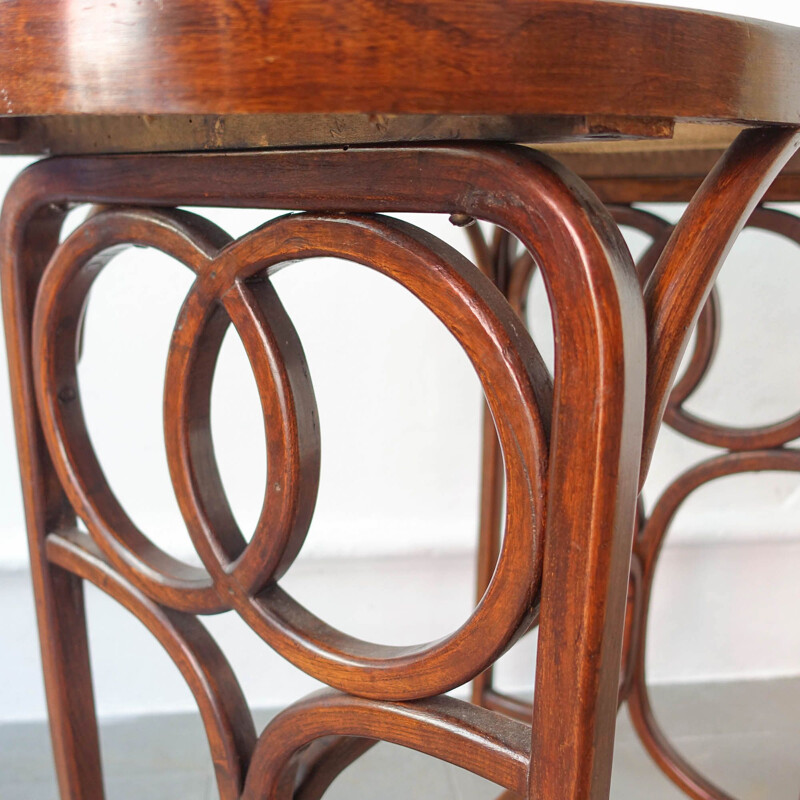 Vintage bistro table by Thonet, 1940s