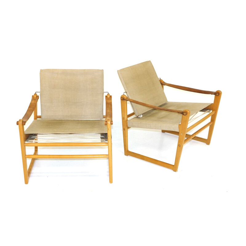 Paire de fauteuils vintage "Cikada" de Bengt Rude pour Möbel-ikéa, 1960