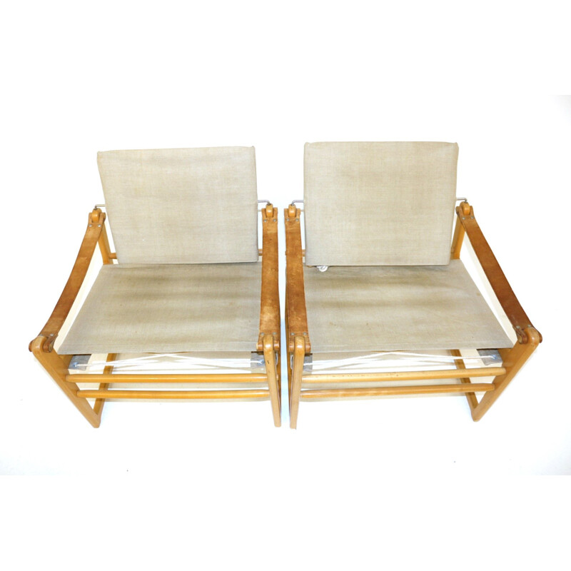 Pair of vintage armchairs "Cikada" by Bengt Rude for Möbel-ikéa, 1960