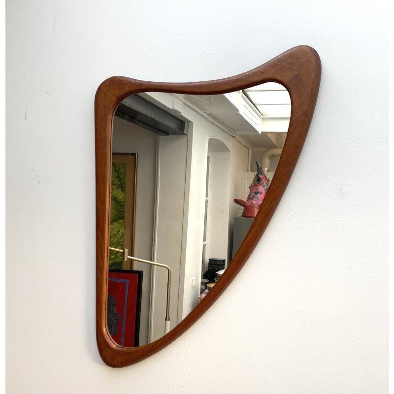 Vintage Danish mirror, 1950