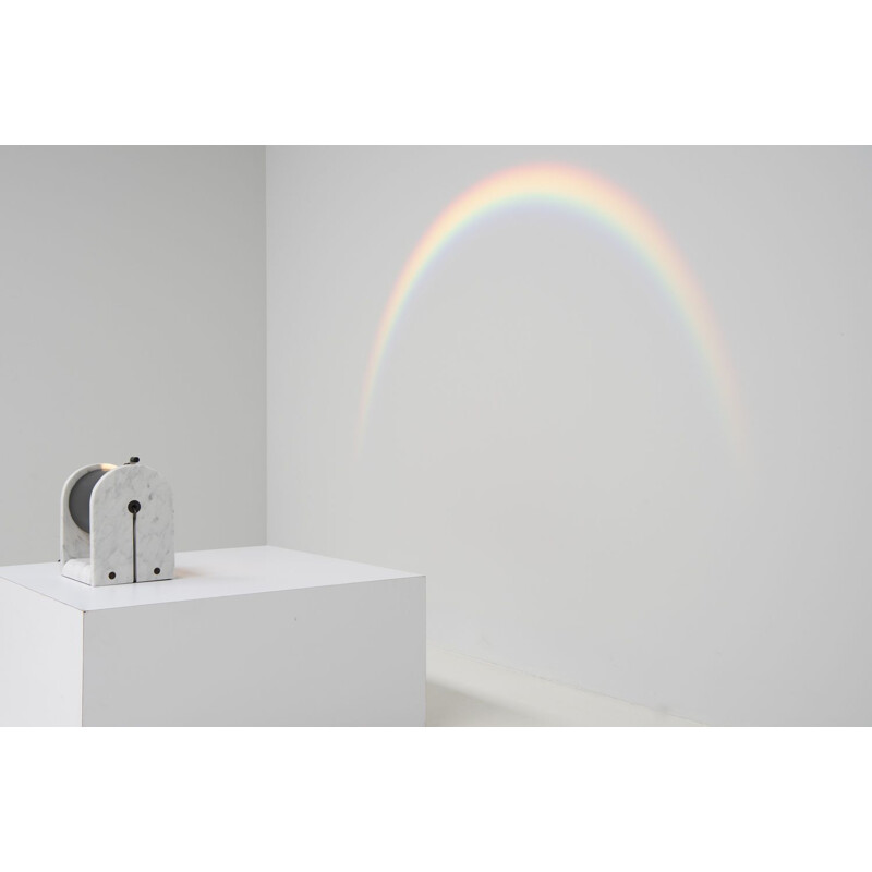 Vintage marble "Arc En Ciel" lamp by Andrea Bellosi for Studio Alchimia, Italy 1970s