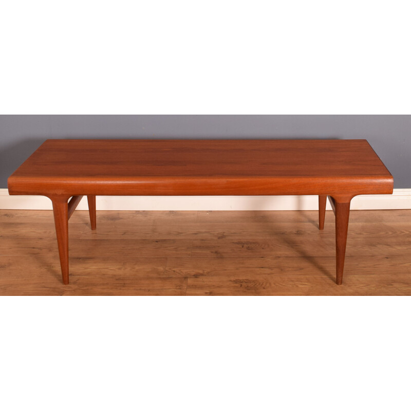 Teak mid-century coffee table by Johannes Andersen for CFC Silkeborg