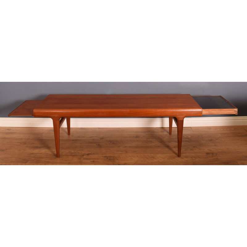 Teak mid-century coffee table by Johannes Andersen for CFC Silkeborg