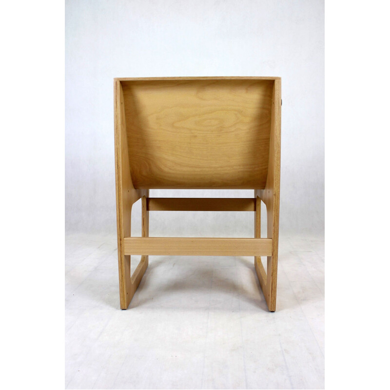 Vintage beech plywood chair Symposio by René Šulc for TON, 2010s