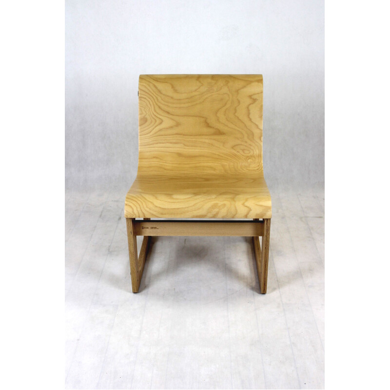 Silla de madera contrachapada de haya Symposio vintage de René Šulc para TON, 2010s