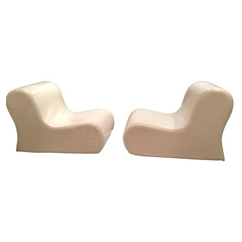 Pair of Victoria low chairs, Ueli BERGER - 1967