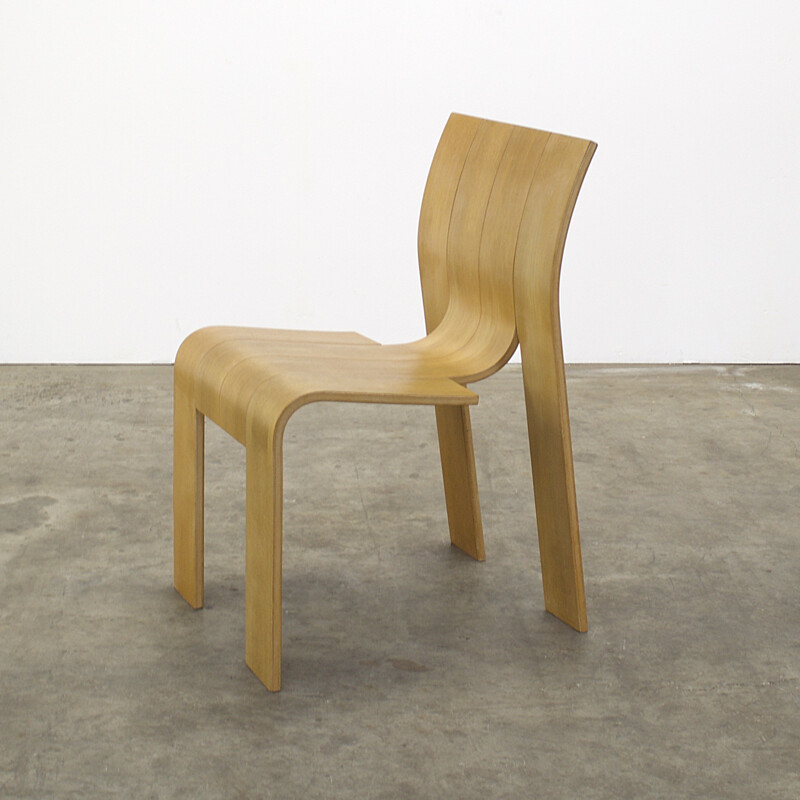 Set of 4 Castelijn stackable "Strip" chairs, Gijs BAKKER - 1970s