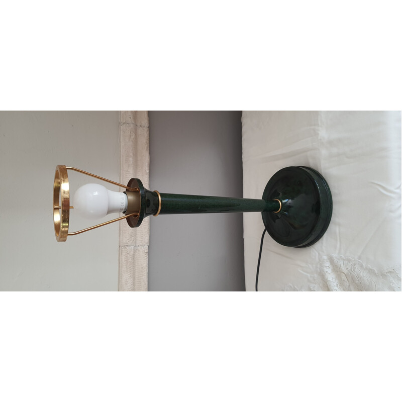 Vintage lamp in enamelled sheet metal