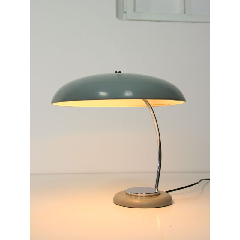Vintage Bauhaus tafellamp met grote knoppen