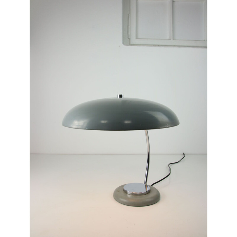 Vintage Bauhaus table lamp with big buttons