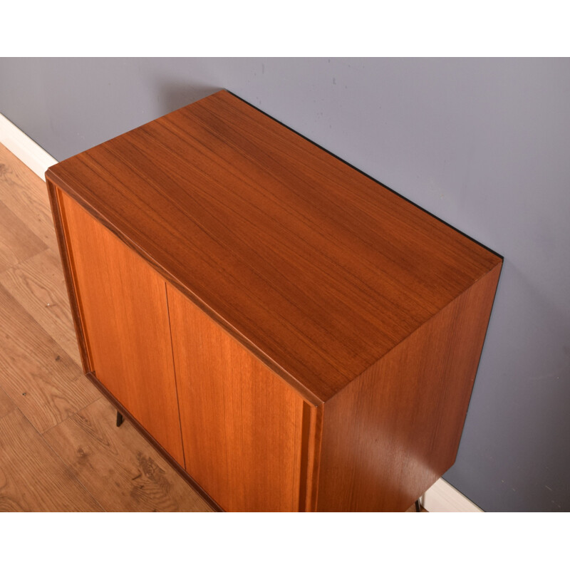 Vintage teak highboard with hair pin legs by G Plan, 1960s