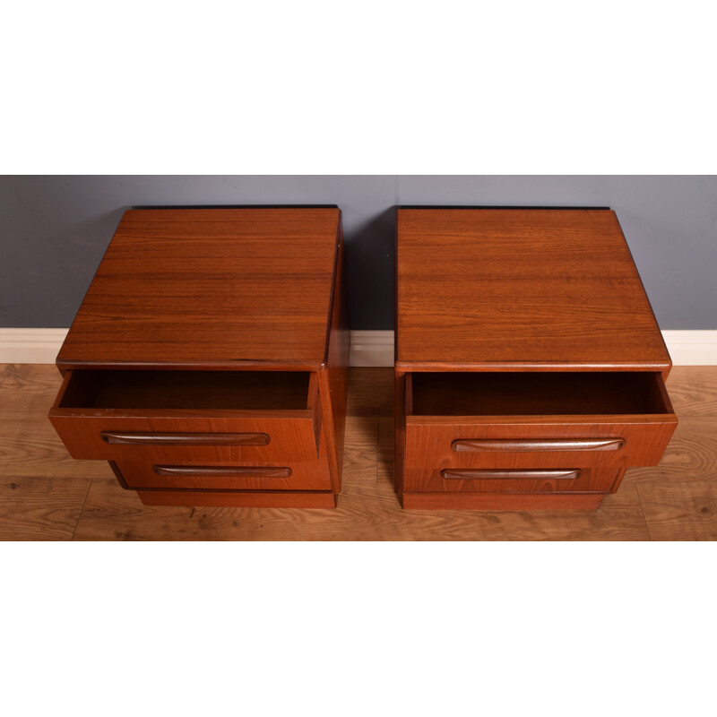 Pair of vintage Fresco night stands by Victor Wilkins for G Plan, 1960s