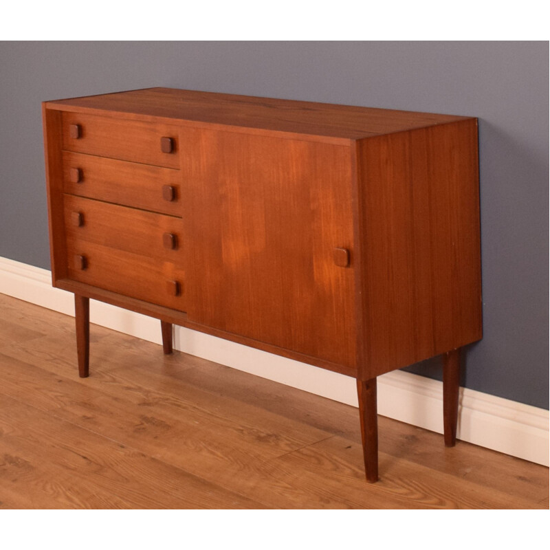 Mid century teak sideboard by Domino, Denmark, 1960s