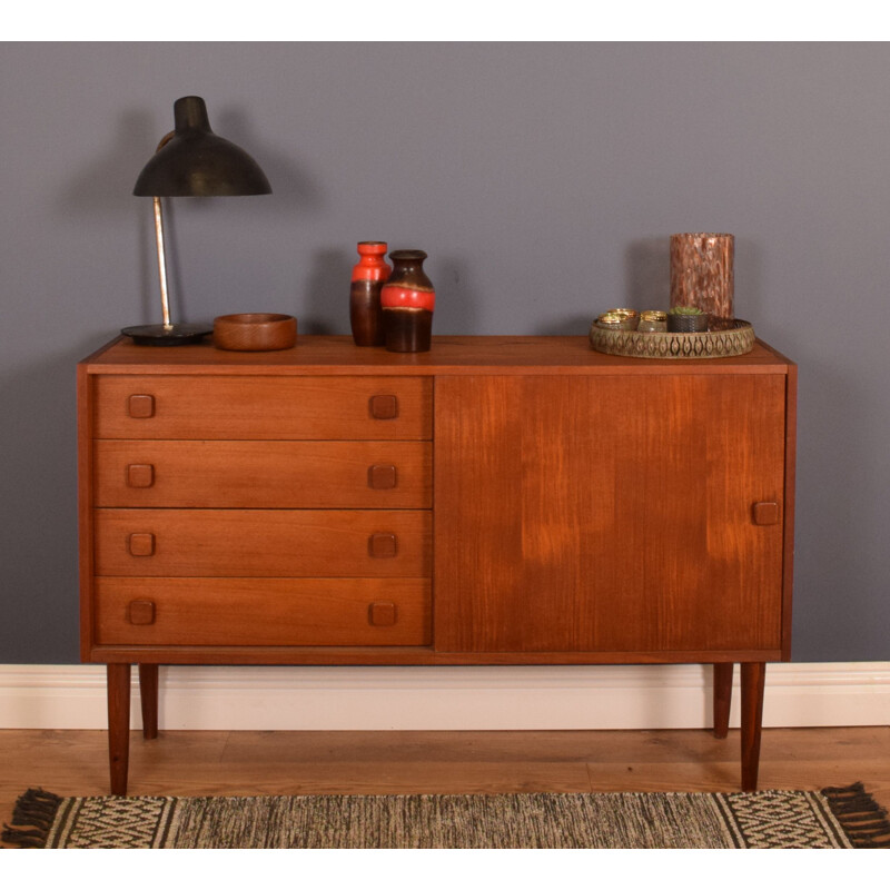 Mid century teak sideboard by Domino, Denmark, 1960s