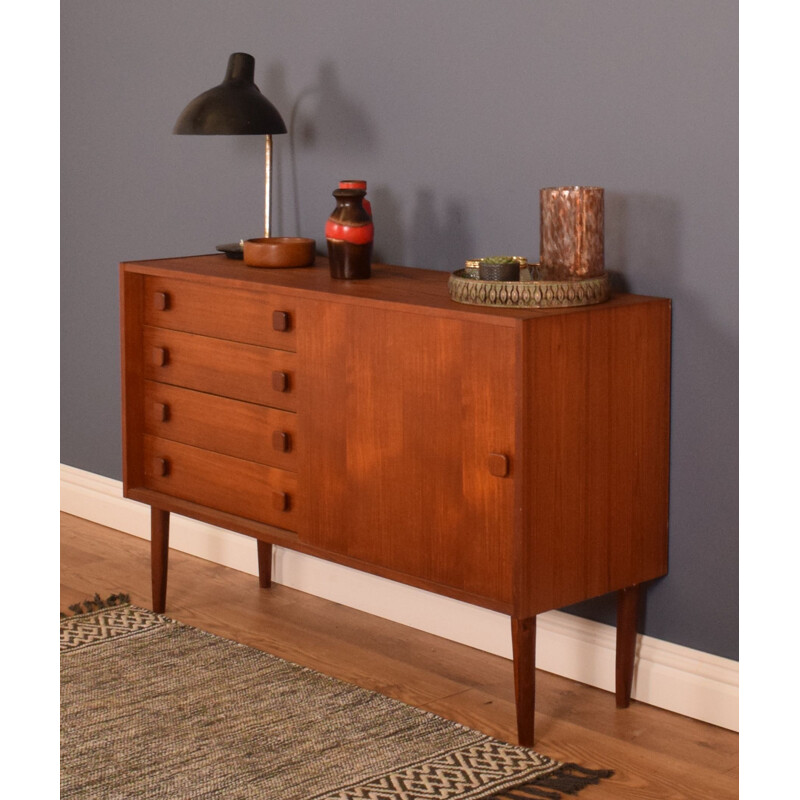 Mid century teak sideboard by Domino, Denmark, 1960s