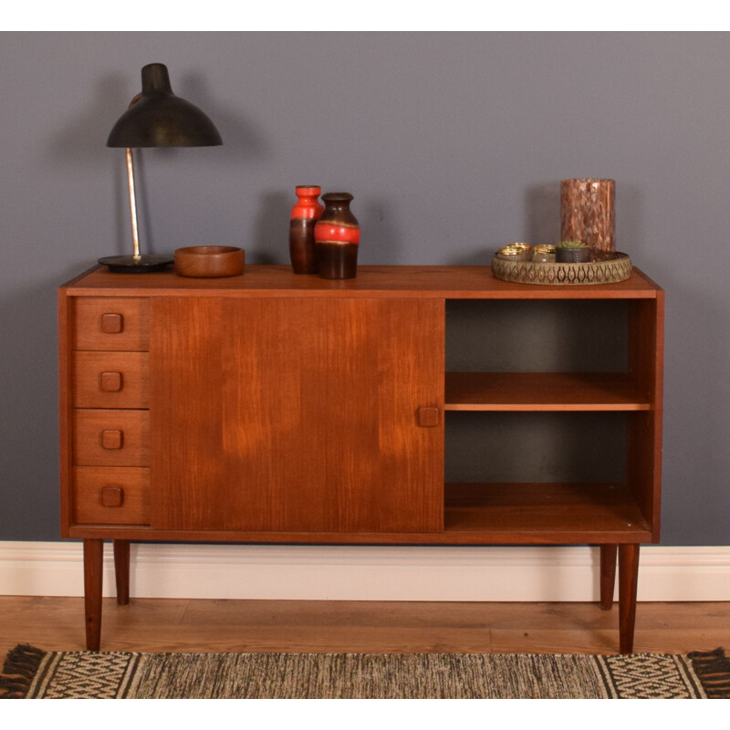 Mid century teak sideboard by Domino, Denmark, 1960s