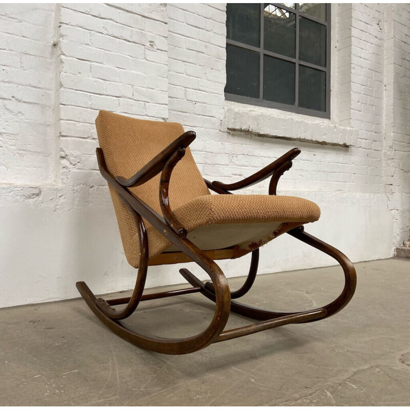 Vintage rocking chair by TON, CZ 1980s