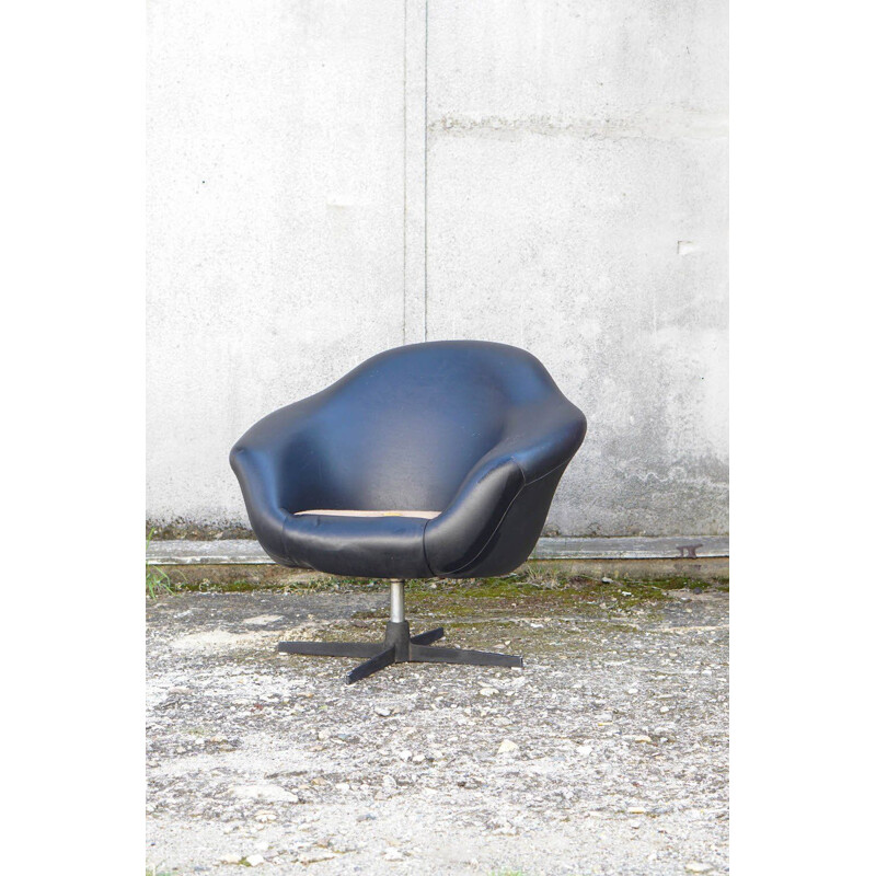 Vintage swivel armchair for Bila Labut, CZ