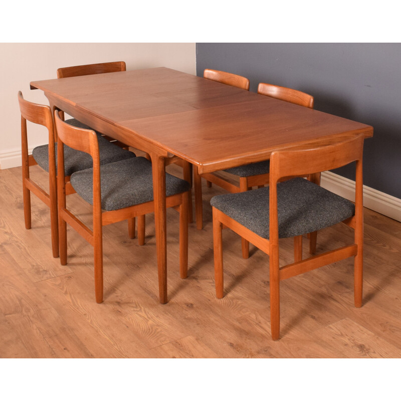 Mid century teak dining set, Denmark 1960s