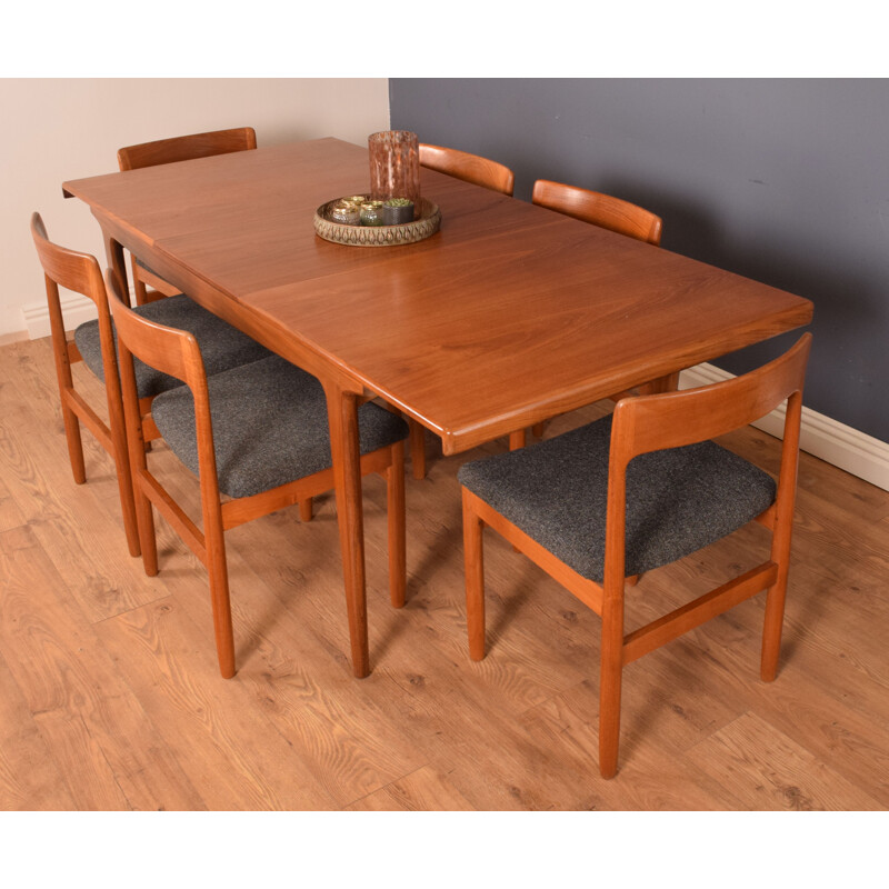 Mid century teak dining set, Denmark 1960s