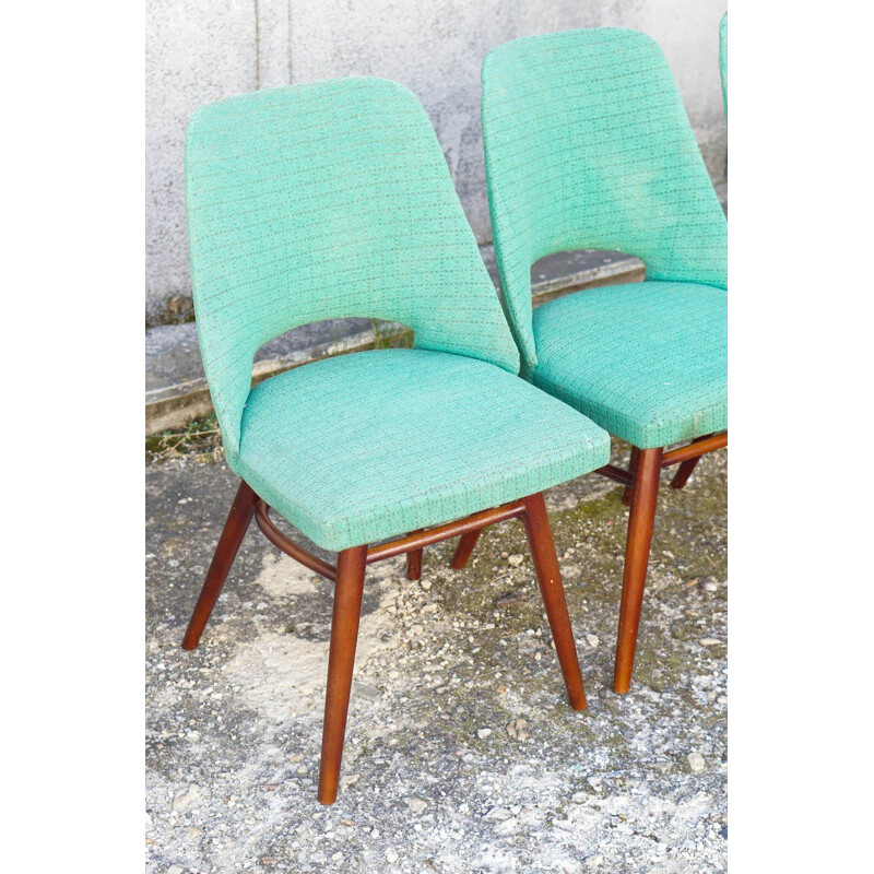 Set of 3 vintage dining chairs, CZ 1960s