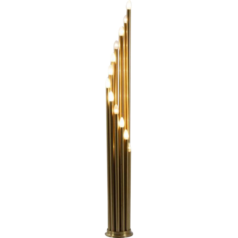 Mid-century "Organ pipes" lamp by Goffredo Reggiani, 1960s