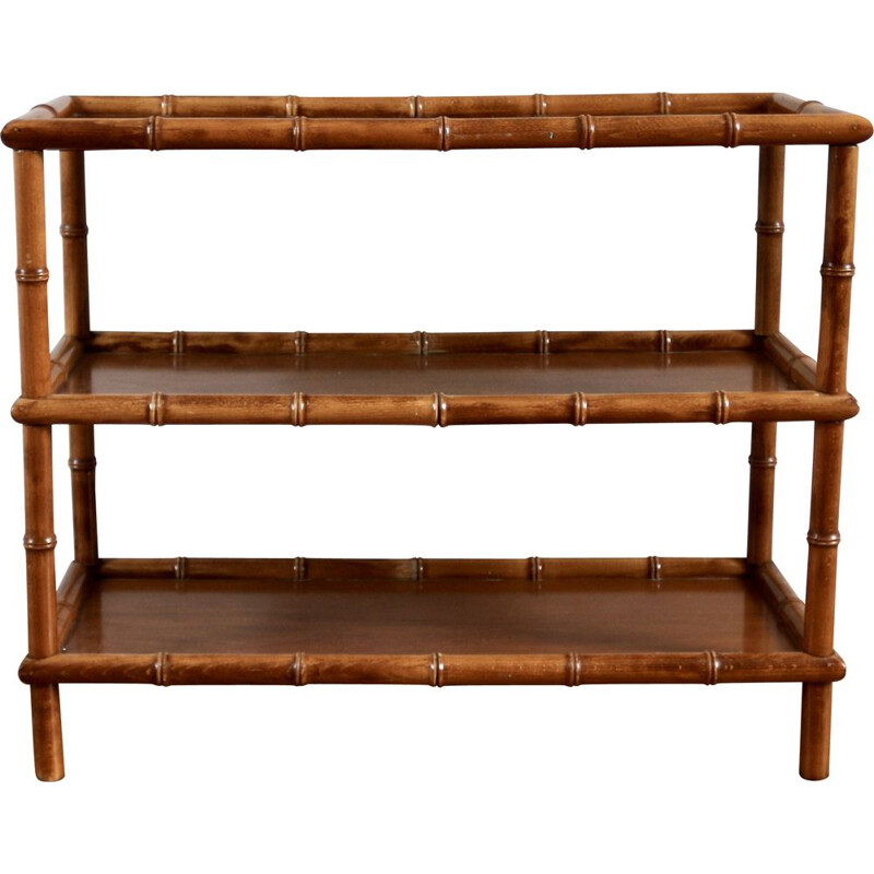 Vintage bamboo shelf for Roche Bobois, 1960