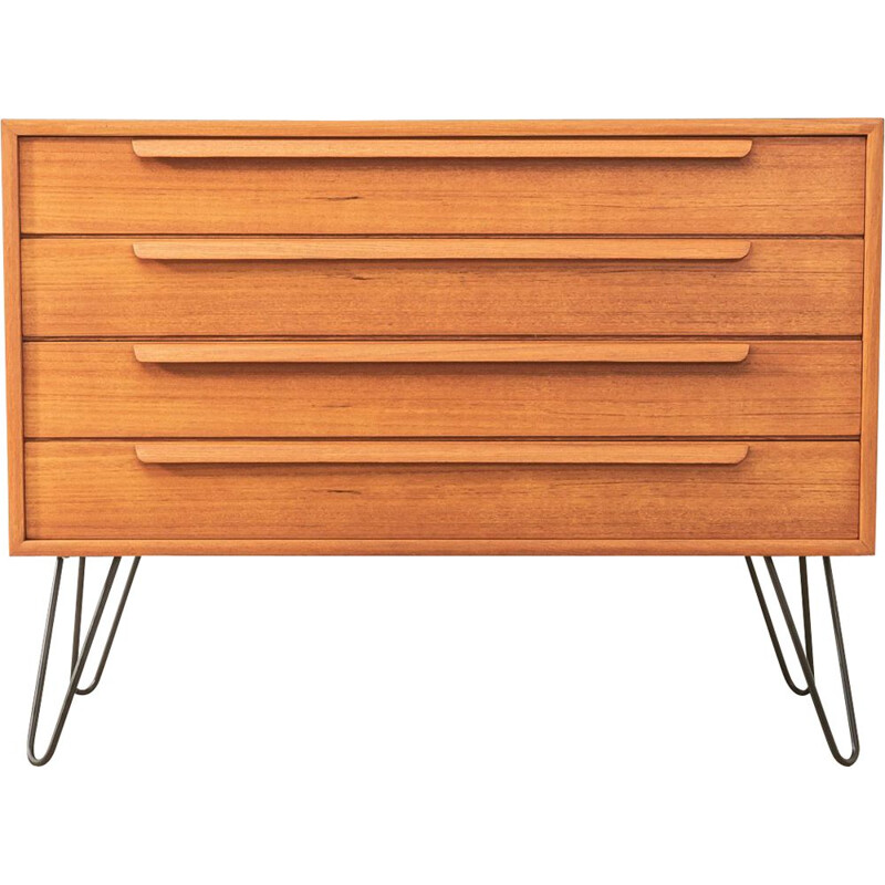 Vintage  teak veneer chest of drawers by WK Möbel, 1960s