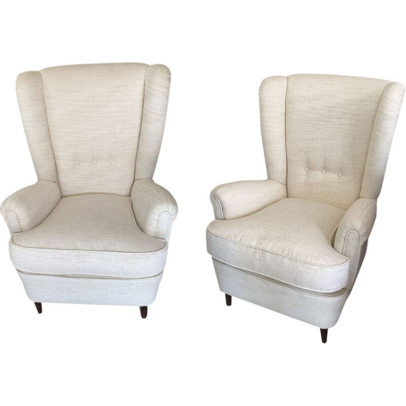 Pair of vintage armchairs by Paolo Buffa