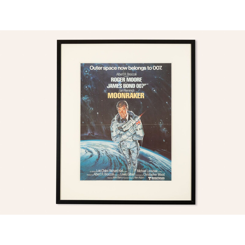 Plakat Jahrgang "Moonraker" par Daniel Goozee, 1979