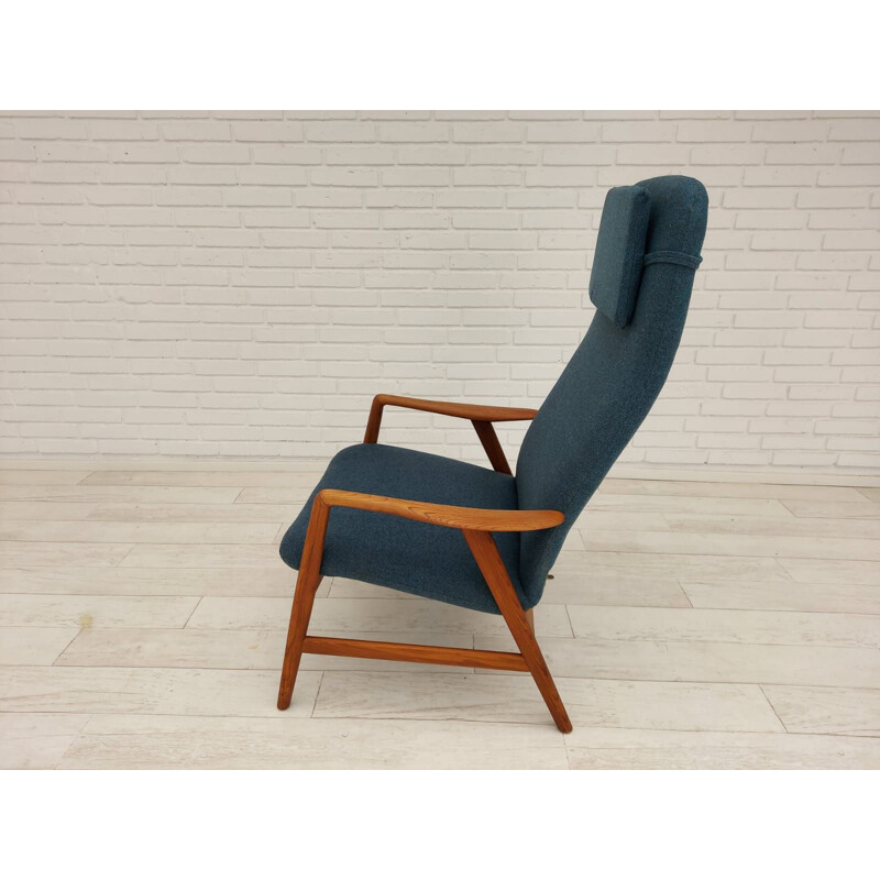 Fauteuil et ottomane danois vintage "Kontur" par Alf Svensson pour Fritz Hansen, 1970