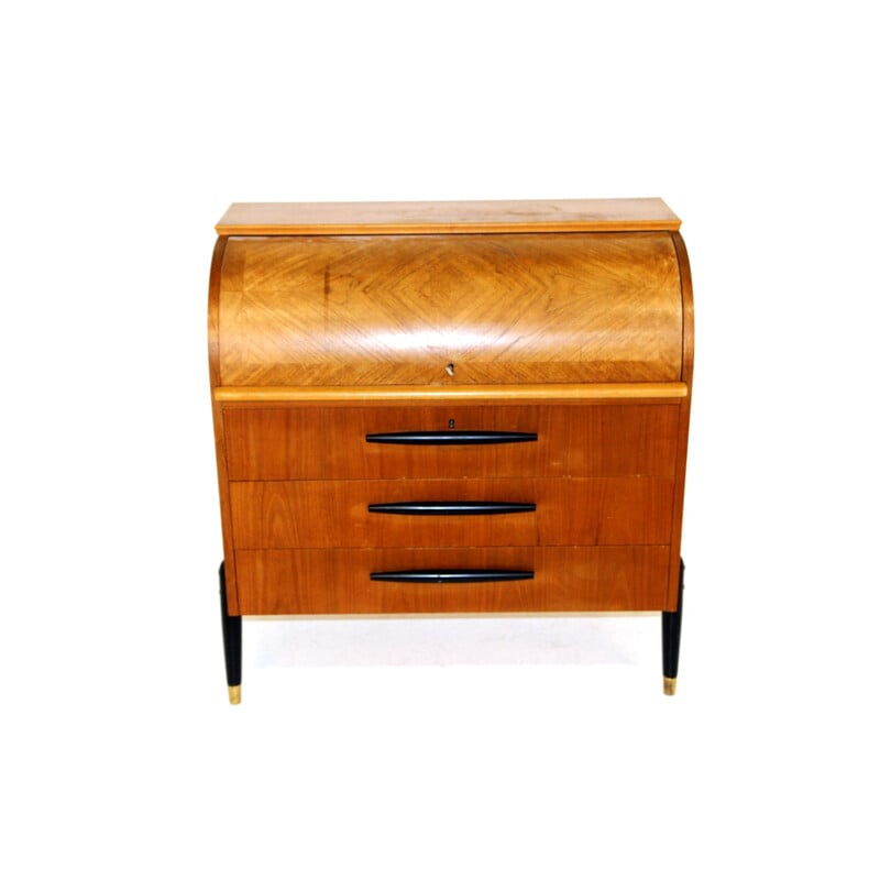 Vintage secretary in teak by Bröderna Gustafssons Träindustri, Sweden 1950