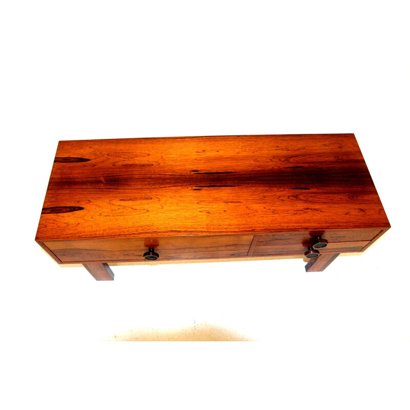 Vintage rosewood console, Sweden 1960