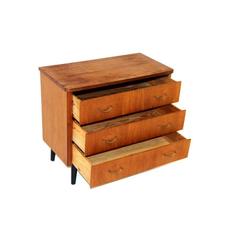 Vintage teak chest of drawers, Sweden 1950