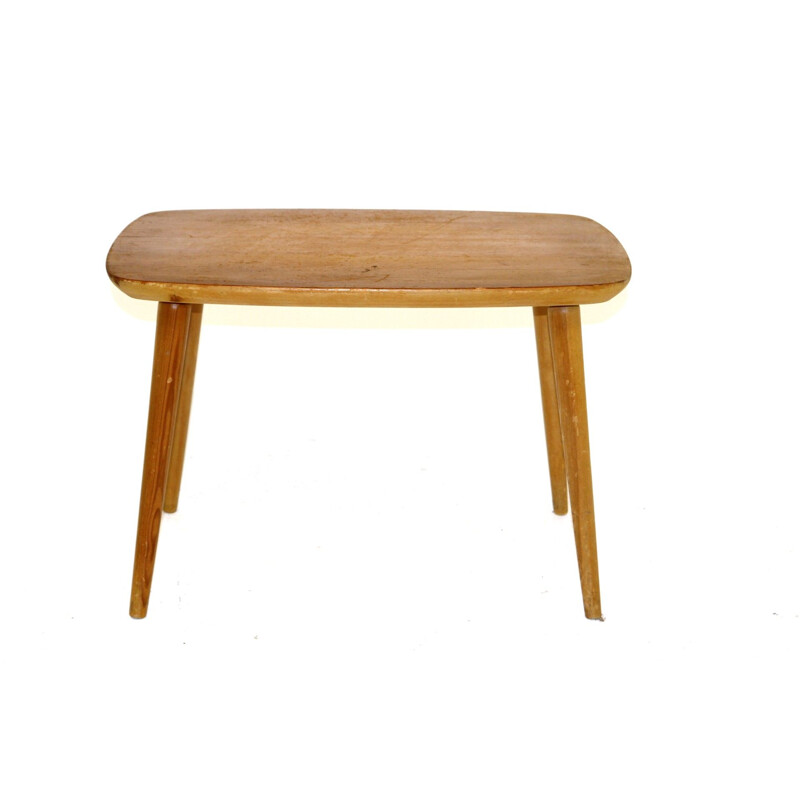 Vintage pine table by Göran Malmvall, Sweden 1950