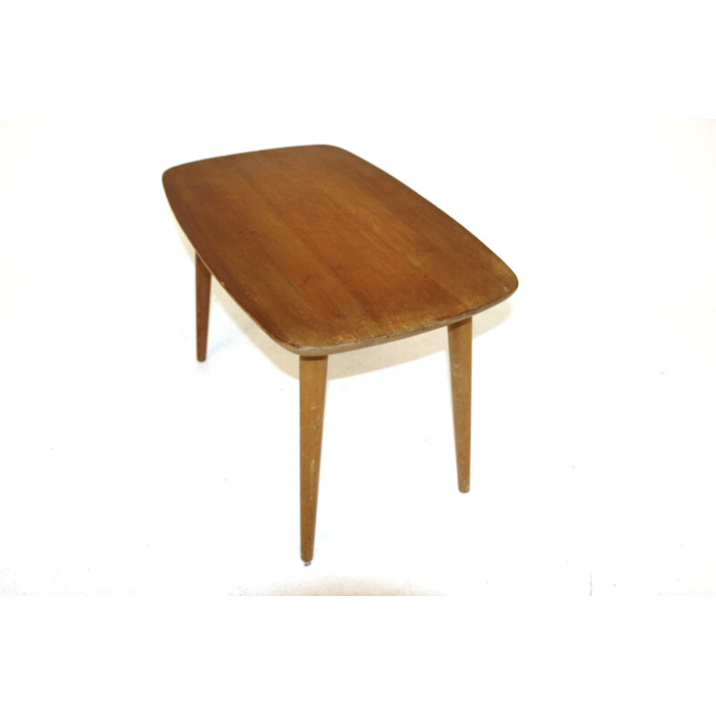 Vintage pine table by Göran Malmvall, Sweden 1950
