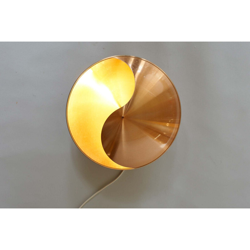 Vintage Yin Yang wall lamp by H. Sneyders for RAAK