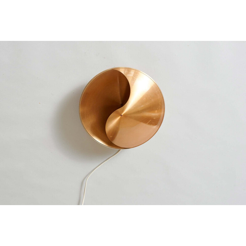 Vintage Yin Yang wall lamp by H. Sneyders for RAAK