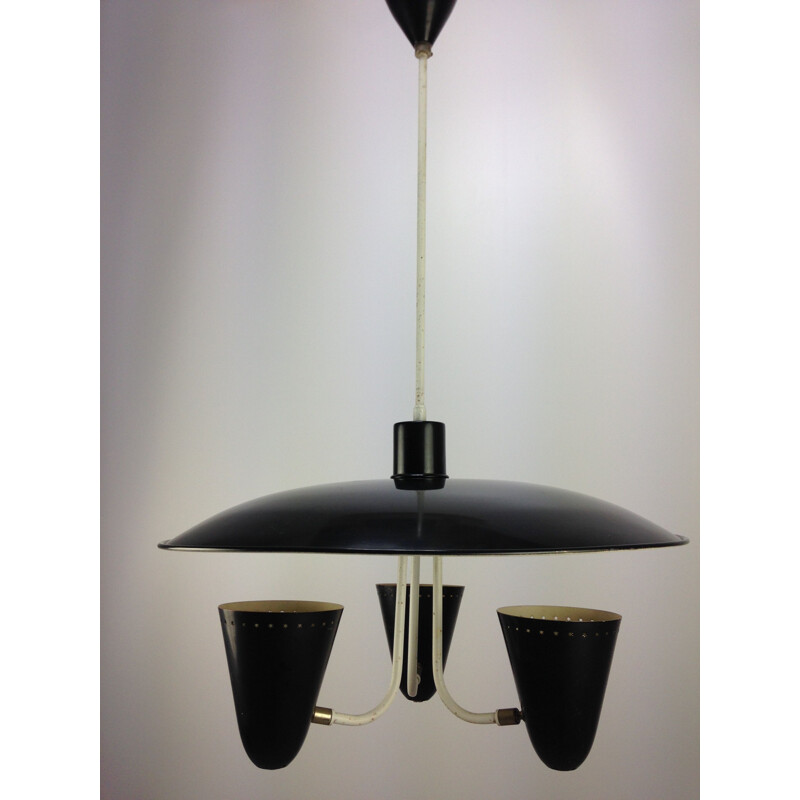 Mid century pendant lamp by H. Th. J. A. Busquet for Hala, Holland 1950s