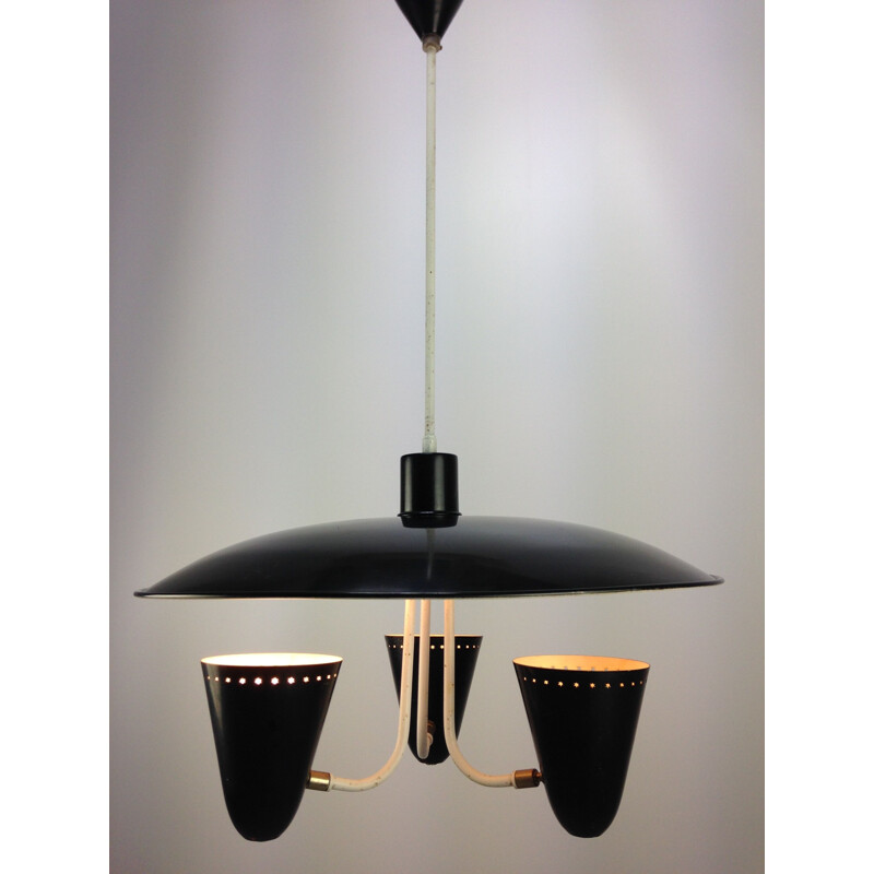 Mid century pendant lamp by H. Th. J. A. Busquet for Hala, Holland 1950s