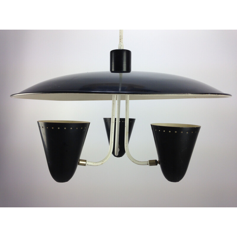 Mid century pendant lamp by H. Th. J. A. Busquet for Hala, Holland 1950s