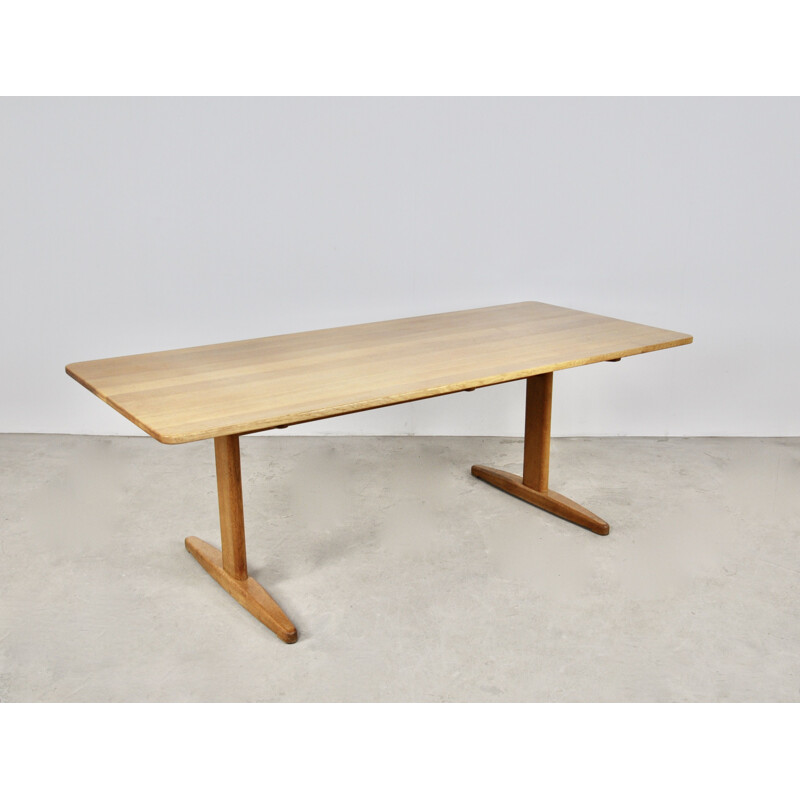 Vintage oakwood table by Børge Mogensen for C.M. Madsen, Denmark 1960