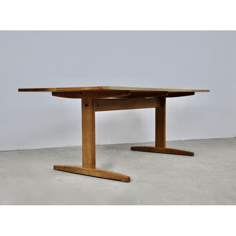 Vintage oakwood table by Børge Mogensen for C.M. Madsen, Denmark 1960