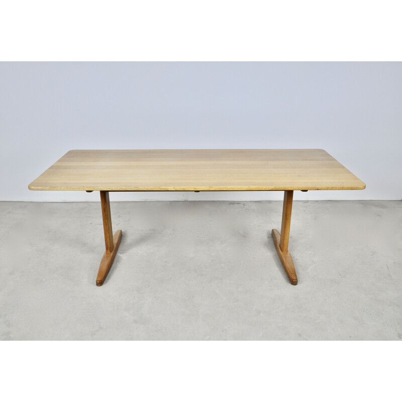 Vintage oakwood table by Børge Mogensen for C.M. Madsen, Denmark 1960