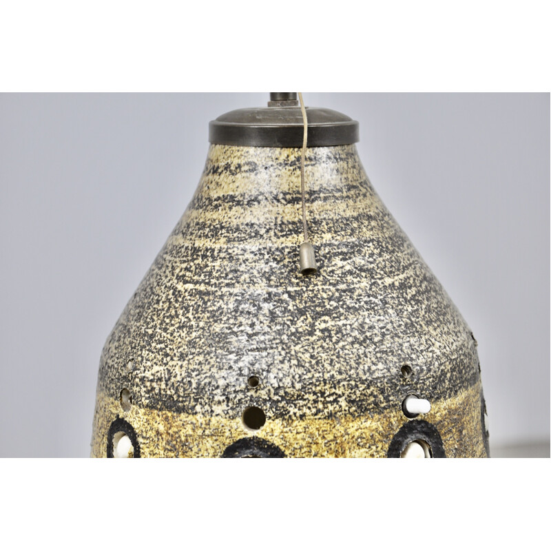 Lampe vintage en ceramique par Georges Pelletier, 1960