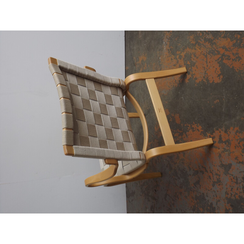 Vintage Eva armchair by Bruno Mathsson for Dux