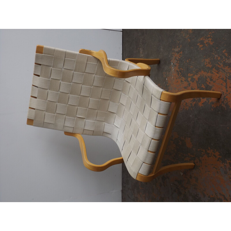 Vintage Eva armchair by Bruno Mathsson for Dux